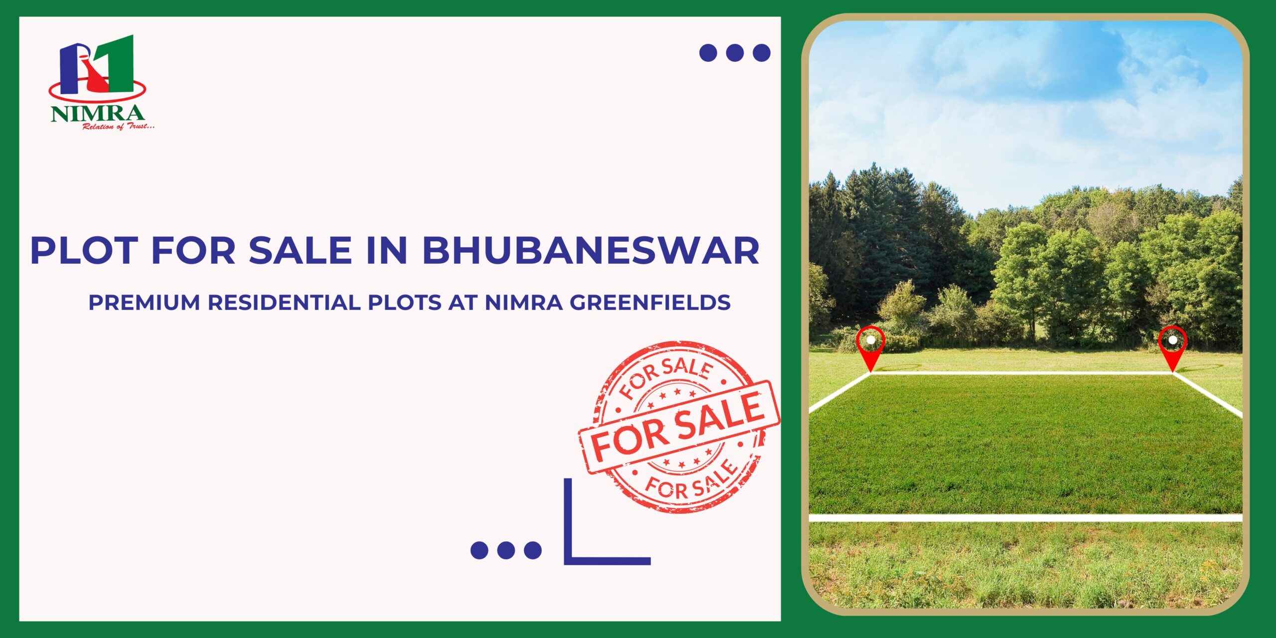 Gated residential plotting project in Bhubaneswar by Nimra Services – Best builder offering plots for sale in Odisha